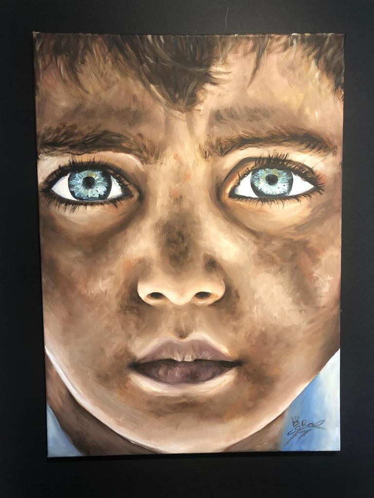 Retrato Serenidad Expo "Sentimientos de un pincel"