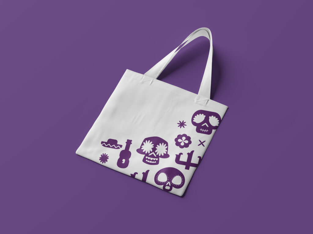 Bolsa tela Micteca